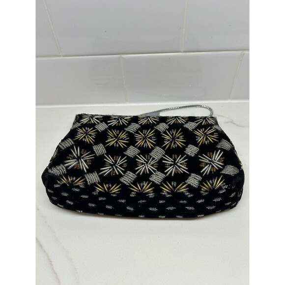 Vintage Black and Gold and silver Walborg Purse - Picture 2 of 10